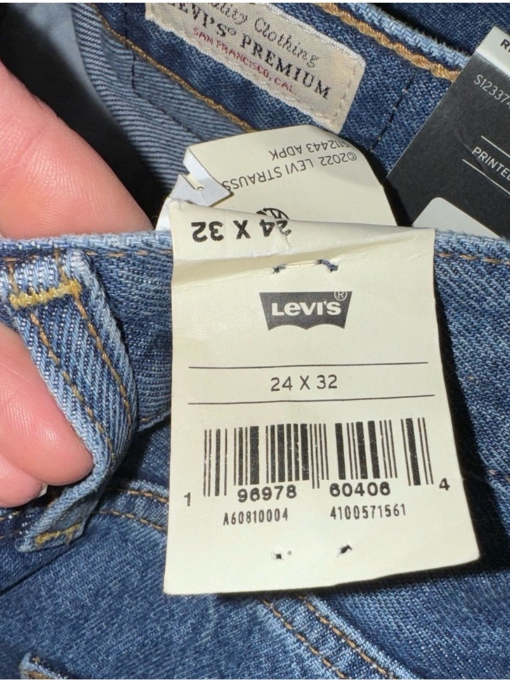 Levi’s Ribcage Wide Leg jeans, sz 24 NWT - Picture 6 of 7
